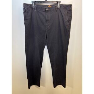 Tommy Bahama Boracay Chino Pants Mens 40x30 Dark Gray Cotton Straight Leg